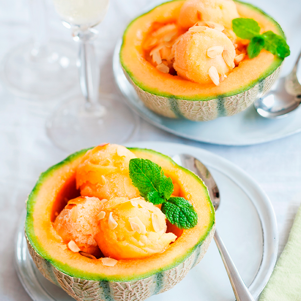 sorbet-melon sorbet au melon