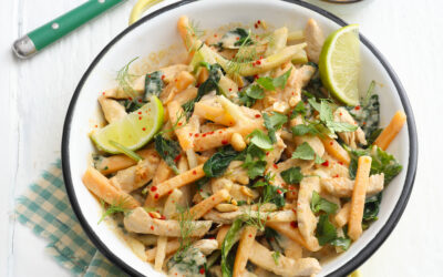 Salade de melon et de dinde aux herbes